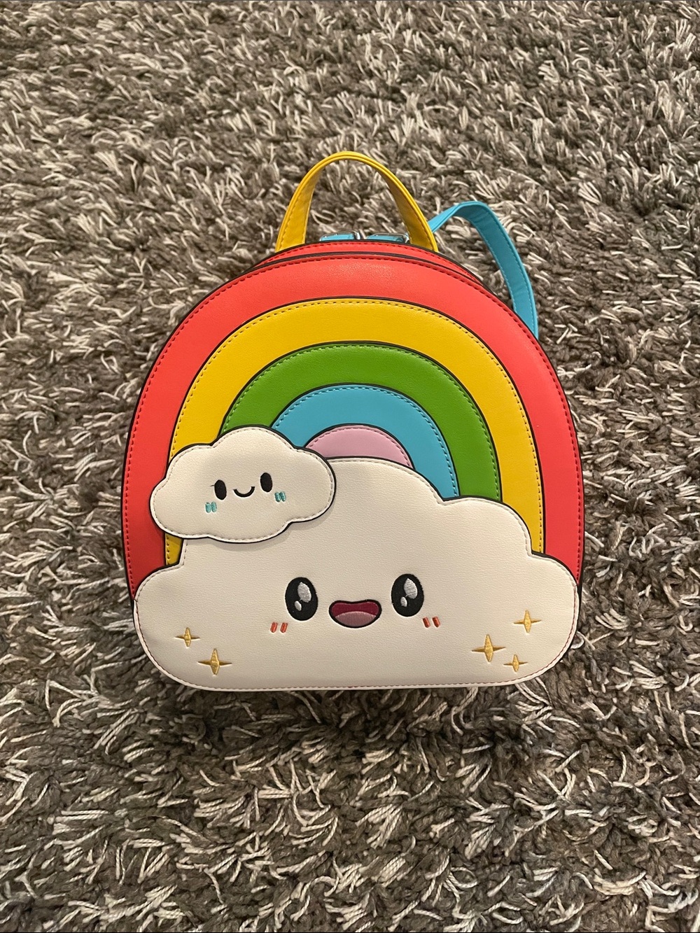 Squishable Rainbow Cloud Mini Backpack